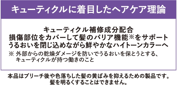 使用前の髪色 仕上がりイメージ